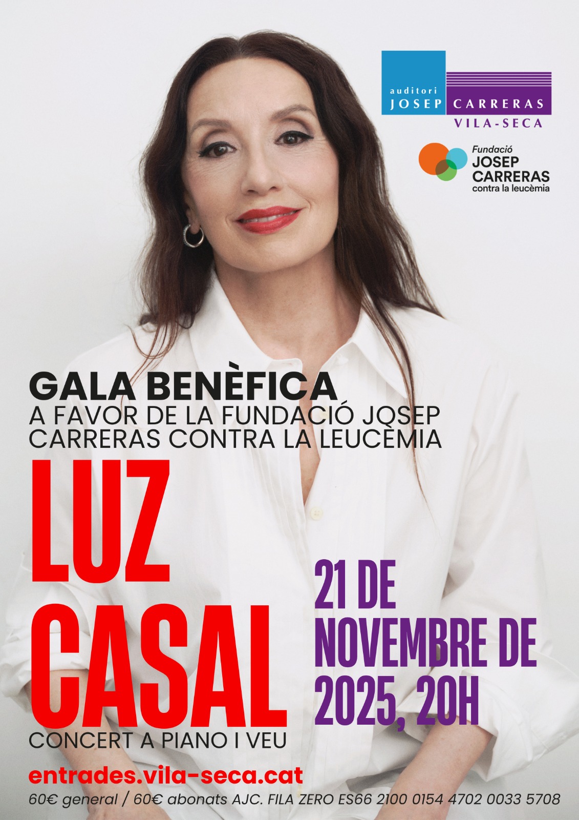 Cartell gala Luz Casal
