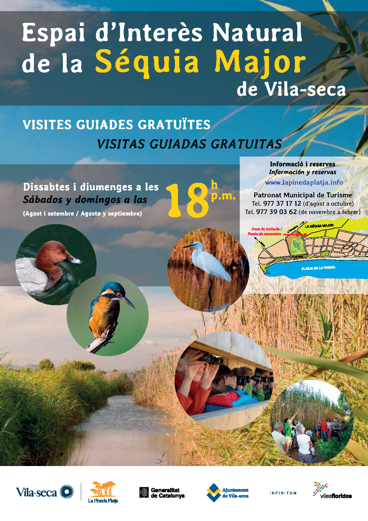 Els caps de setmana gaudeix de la Séquia Major