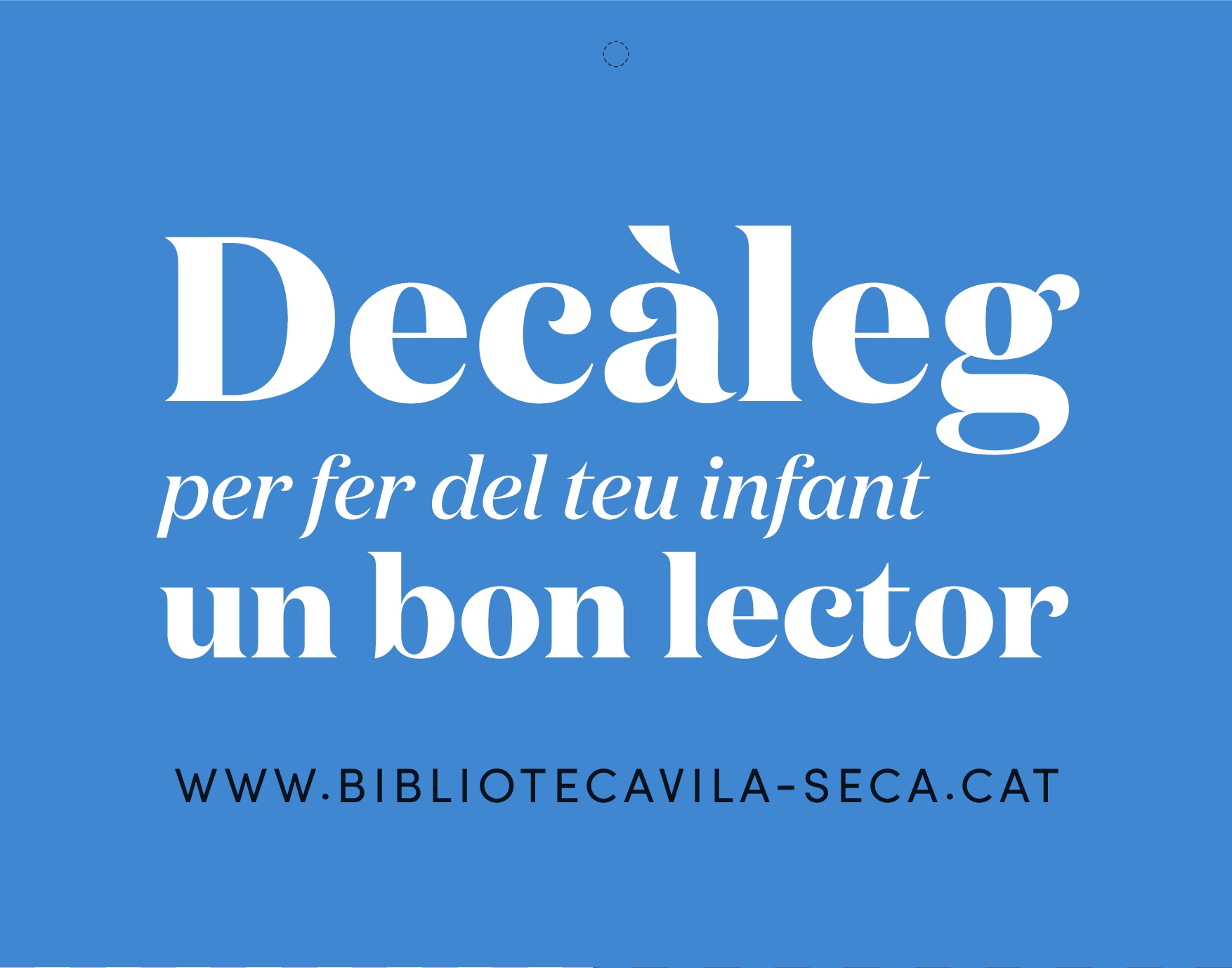 Decàleg per fer del teu infant un bon lector