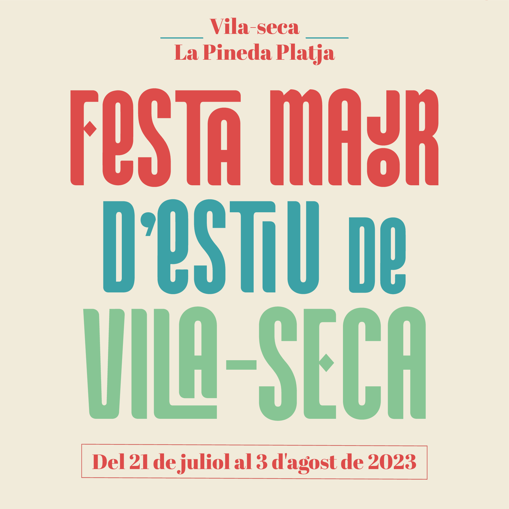 Programa Festa Major d'Estiu 2023